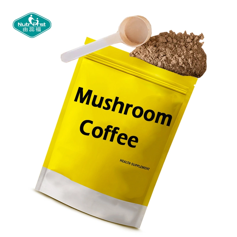 Organic Brain Health Supplement Mushroom Extract Coffee Chaga Cordyceps Lion's Mane Maitake Reishi Blend Coffee
