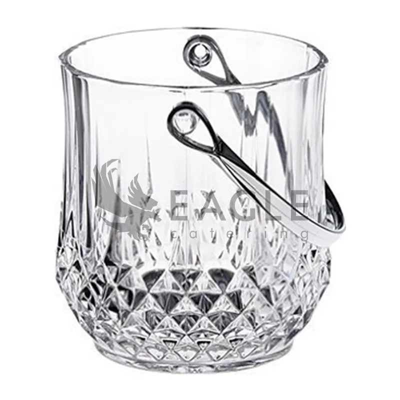 Acrylic Ice Bucket with Handle Detail 1