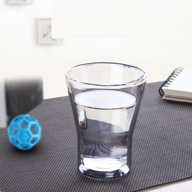 Holesale Customized Classic Manufacture Home Heat-Resistant Double Wall Glass Drinkware