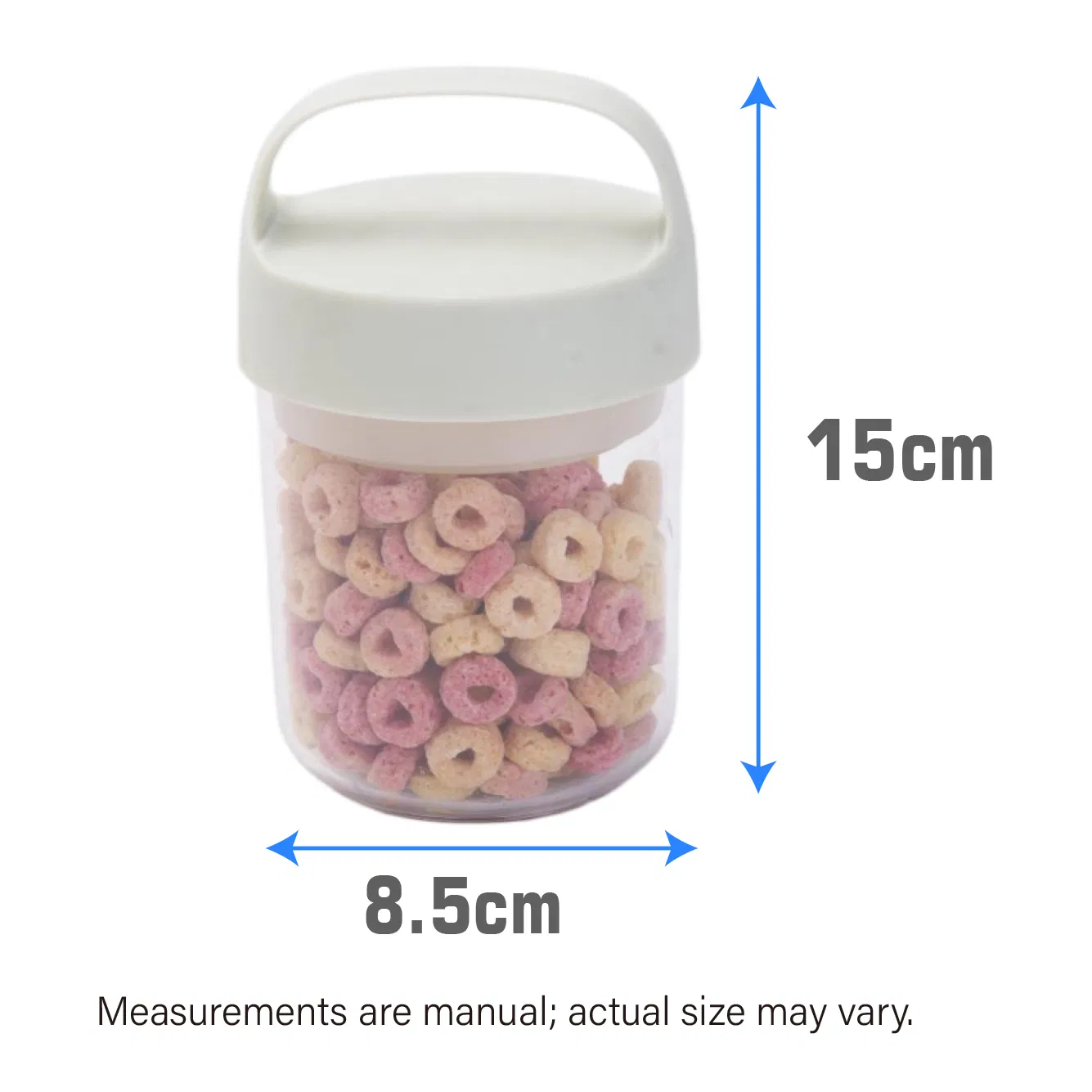 Collapsible Food Storage Container Dry Wet Separation Portable Wide-Mouth Bpafree PP-Jar