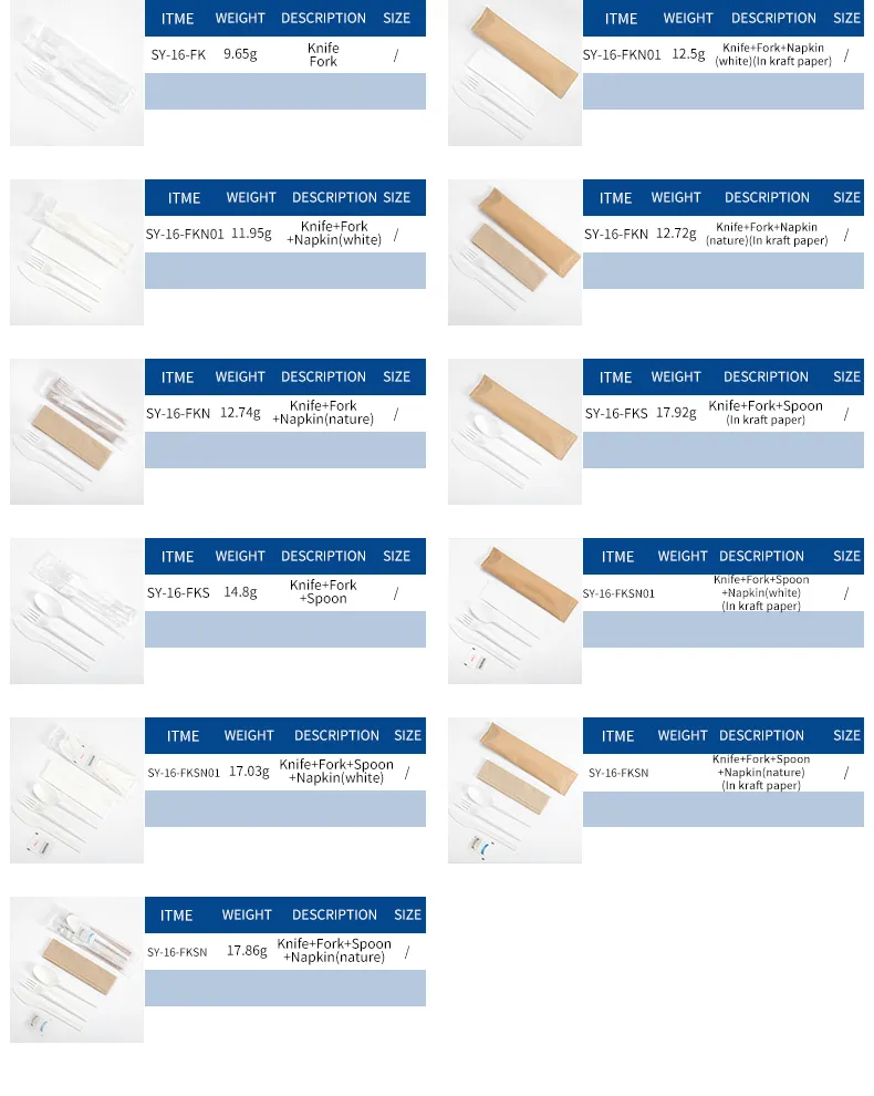 Disposable Utensil 6