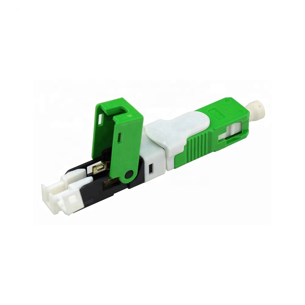Cheap ESC250D Standard SC UPC APC Fiber Optic Fast Connector For FTTH Solution Supplier, Product