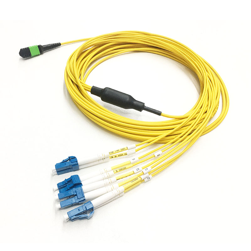 ODM MTP/MPO-LC Single Mode Fiber Optic Patch Cable Manufacturers, Supplier