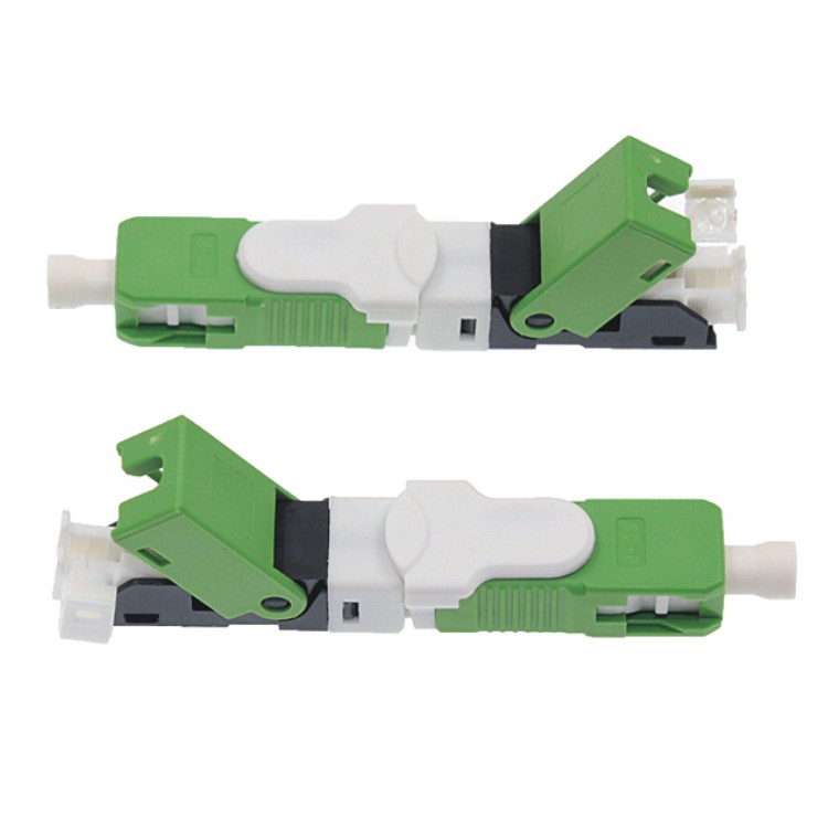 Cheap ESC250D Standard SC UPC APC Fiber Optic Fast Connector For FTTH Solution Supplier, Product