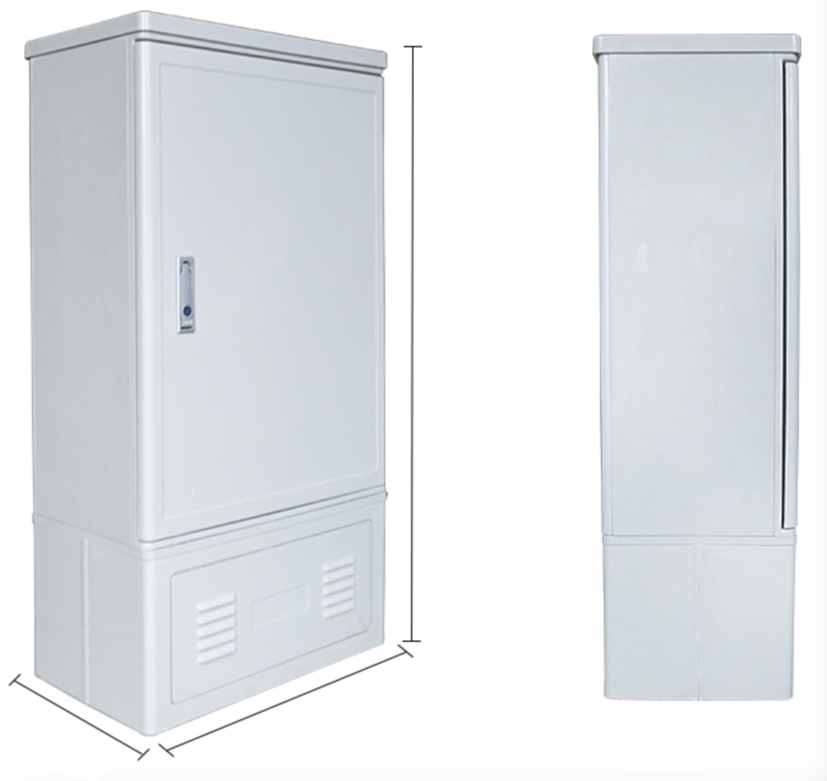 Fiber Distribution Cabinet Side View