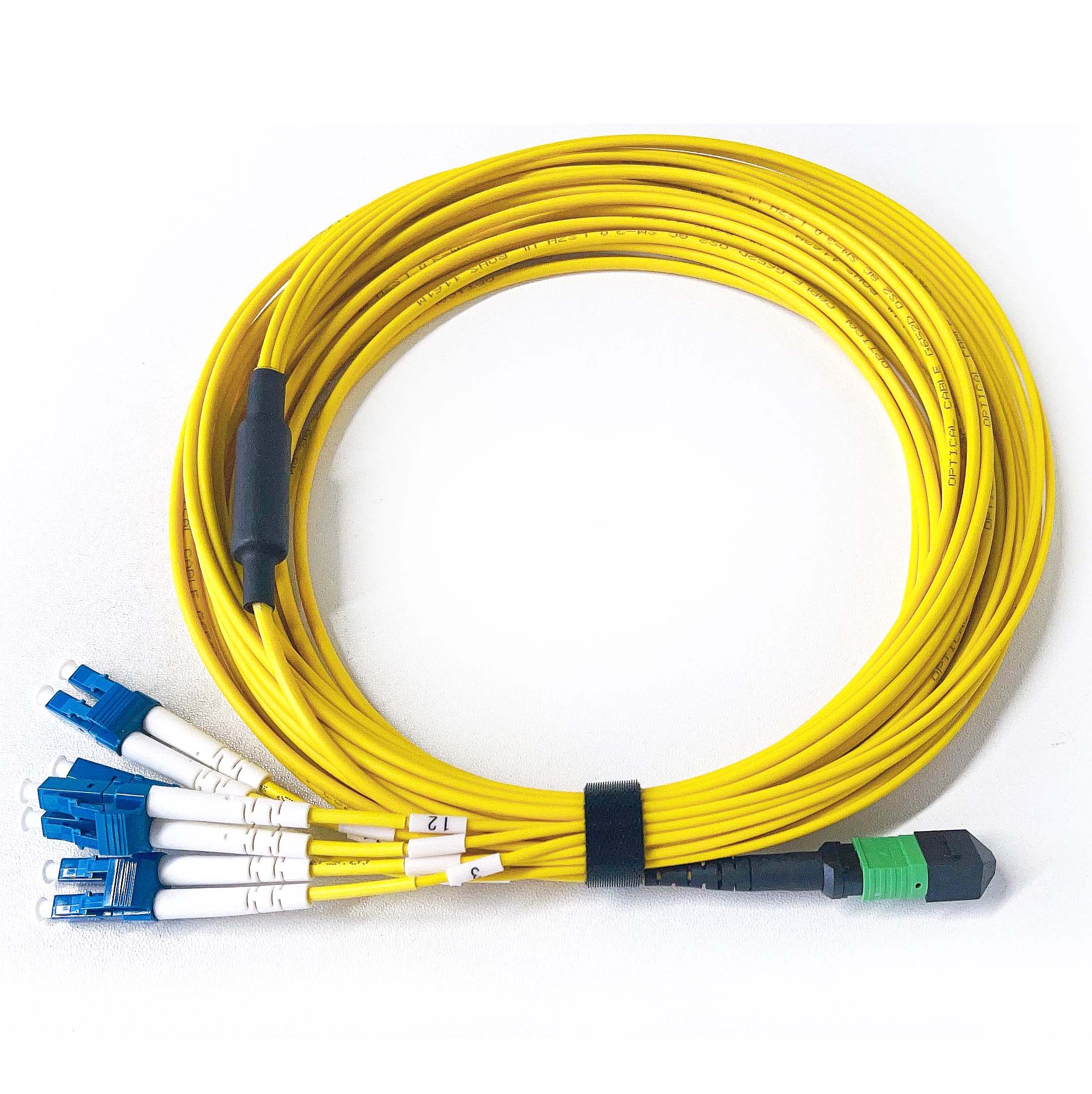 High-Quality MPO-12 to LC Single Mode Fiber Optic Patch Cable Manufacturers, Quotes