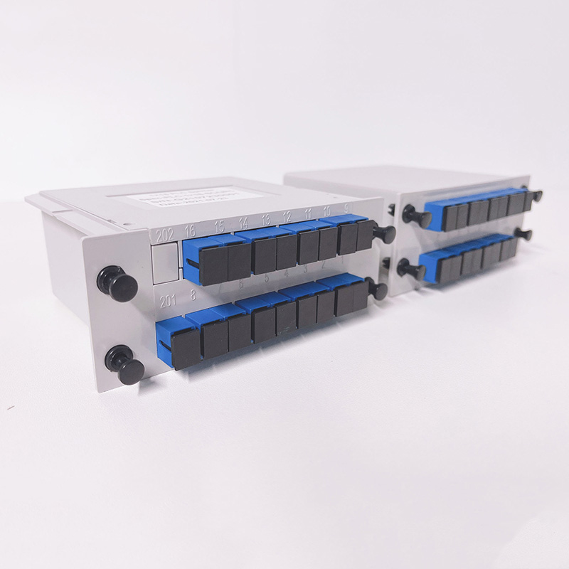 China 1*16 1x16 1:16 LGX box type PLC fiber optical splitter Factories, Products
