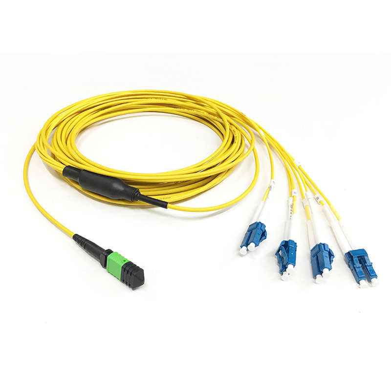 ODM MTP/MPO-LC Single Mode Fiber Optic Patch Cable Manufacturers, Supplier