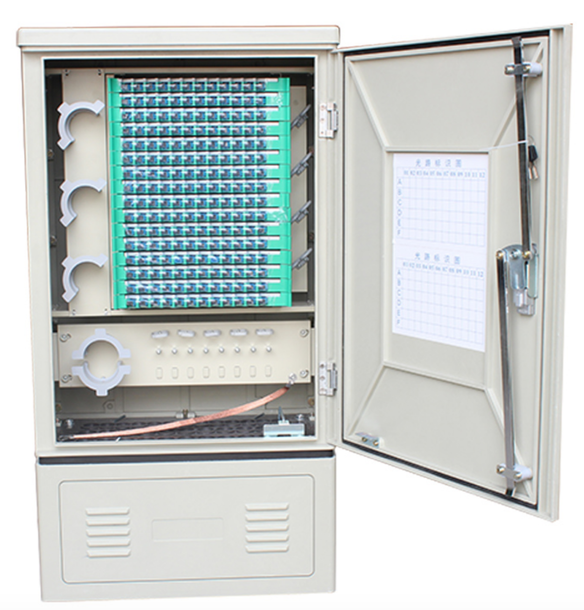 Fiber Distribution Cabinet Front View