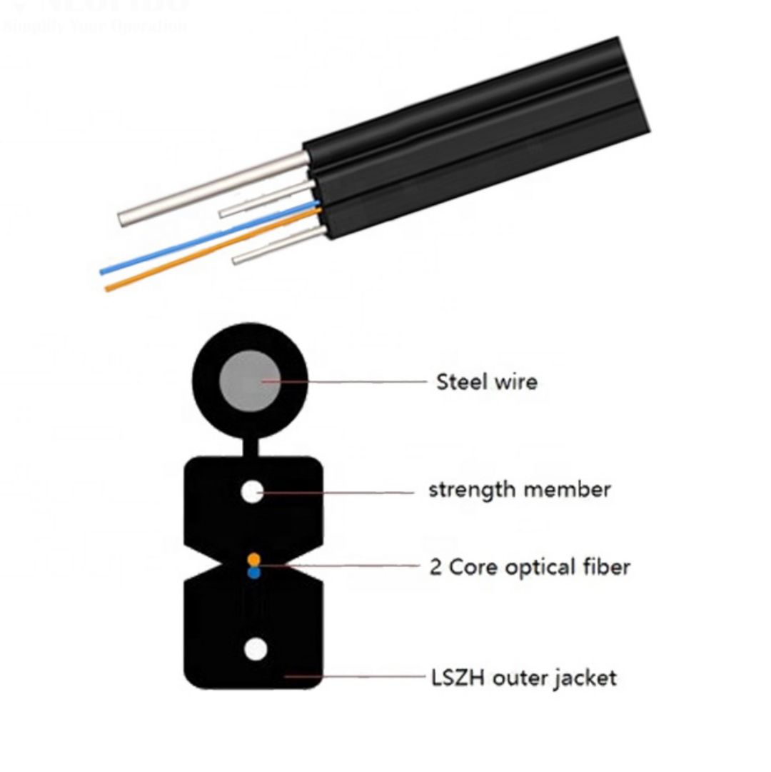 China Outdoor Fiber Optical FTTH Drop Cable GJYXFCH Suppliers, Pricelist