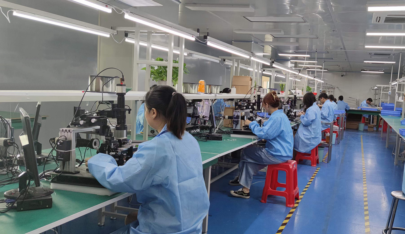 Kocent Optec fiber optic manufacturing production line and quality control process