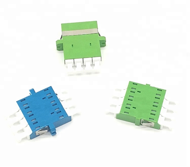 LC fiber optical adapter side view