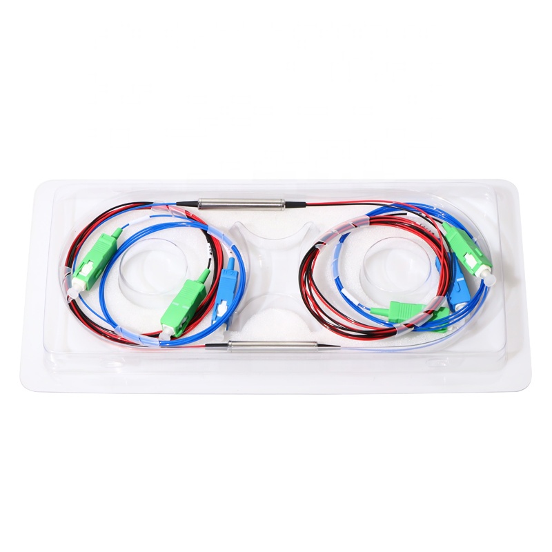 ODM FTTH 3 Ports Filter Wavelength Division Multiplexer 1310 1490 1550nm Fiber Optic FWDM SC/UPC SC/APC Product, Products