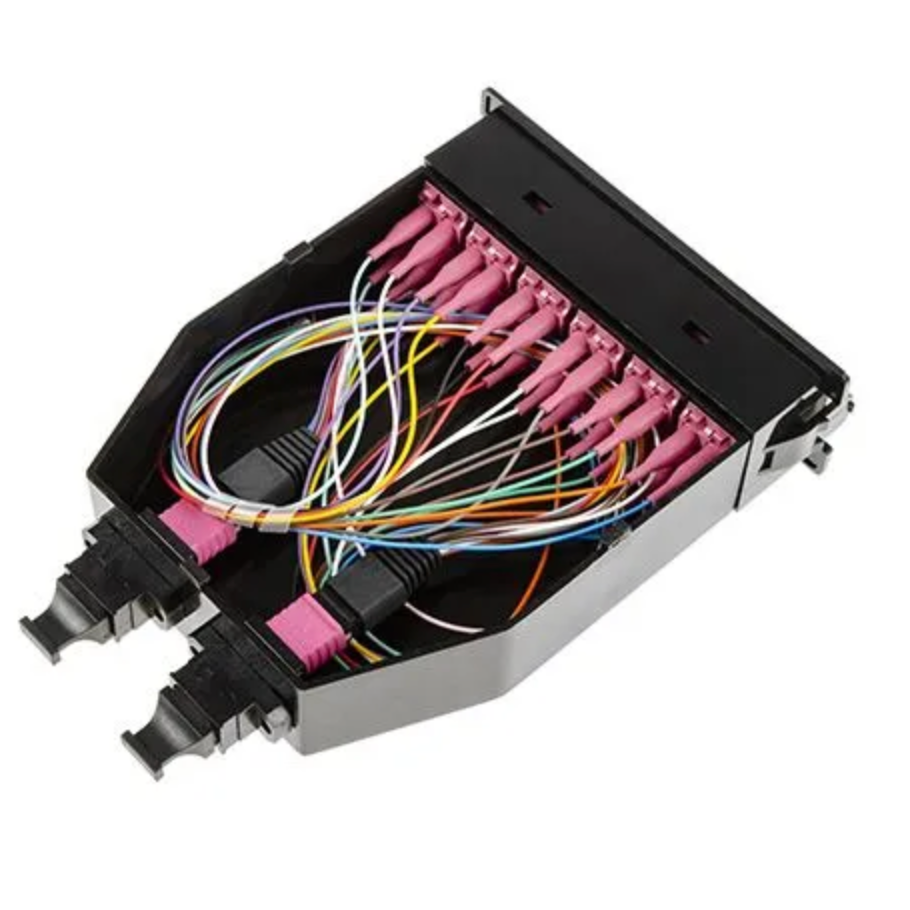 Wholesale OM5 Multimode Fiber 8fo MPO to LC / MTP to LC Fan-out 0.9mm Patch Cord Manufacturers, Product