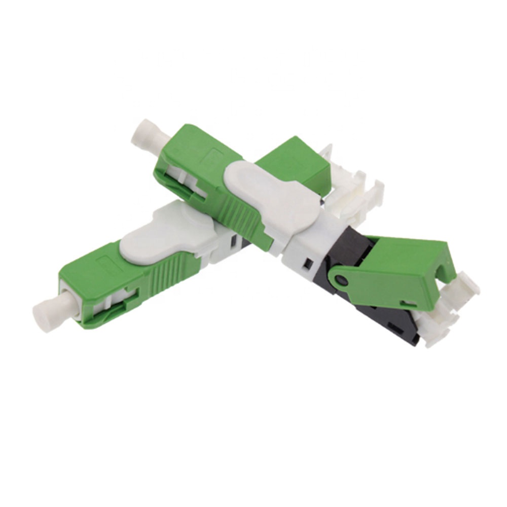 Cheap ESC250D Standard SC UPC APC Fiber Optic Fast Connector For FTTH Solution Supplier, Product