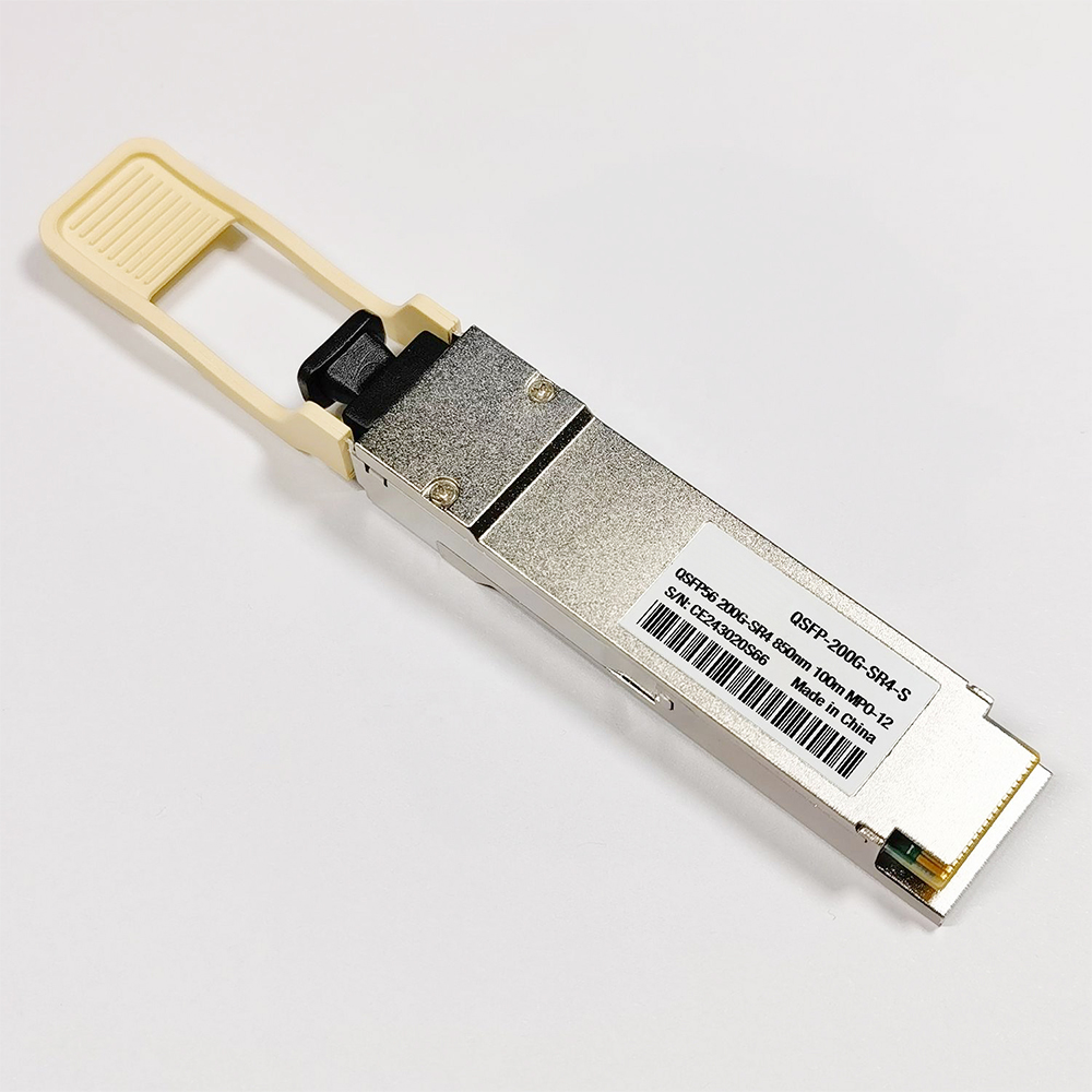 OEM KCO QSFP56 200G SR4 S MMF MPO-12 100m 200Gbps QSFP56 OSFP Multimode 100m MTP MPO Fiber Optic Transceiver Manufacturer, Manufacturers