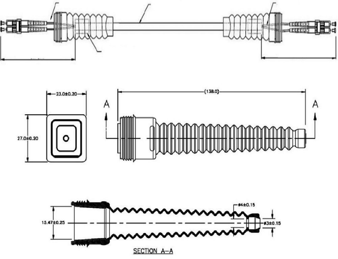 Compatible Nokia NSN fiber optic connector
