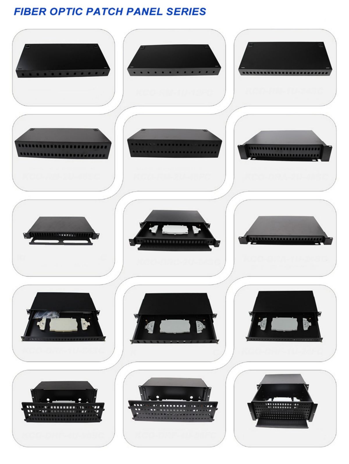 Optic Fiber Rack Mount Patch Panel Details