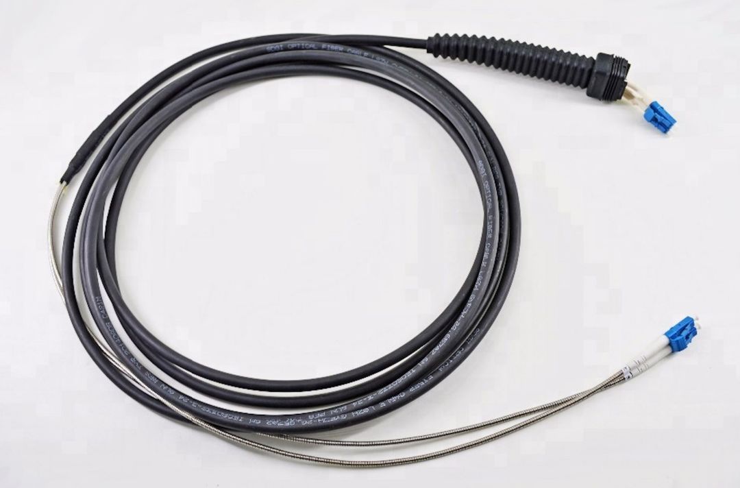 Fiber optic connector detailed view