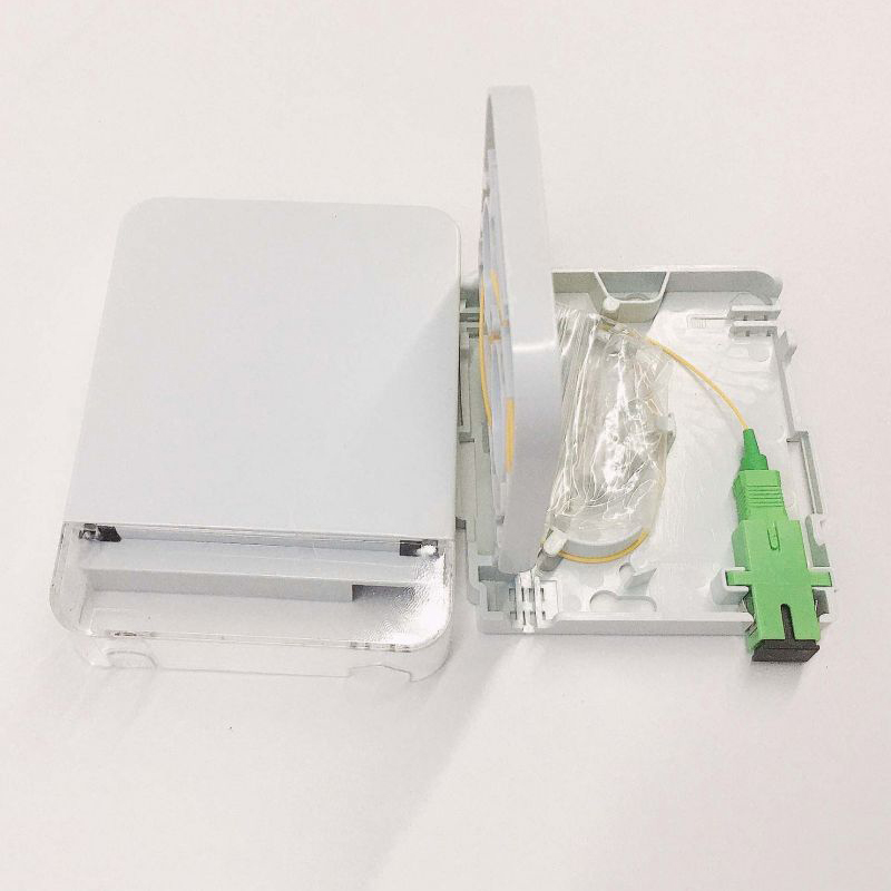 Cheap 1 port SC simplex adapter fiber optic terminal box face plate socket Manufacturers, Product