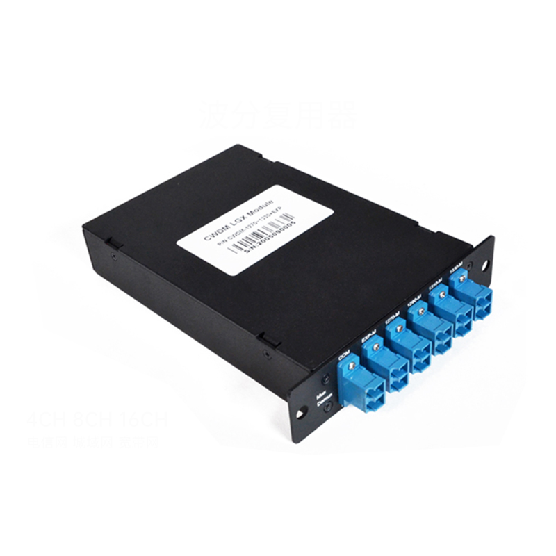 OEM Mux Demux 4 Channel Coarse Wavelength Division Multiplexing CWDM LGX box type LC/UPC Connector Supplier, Products