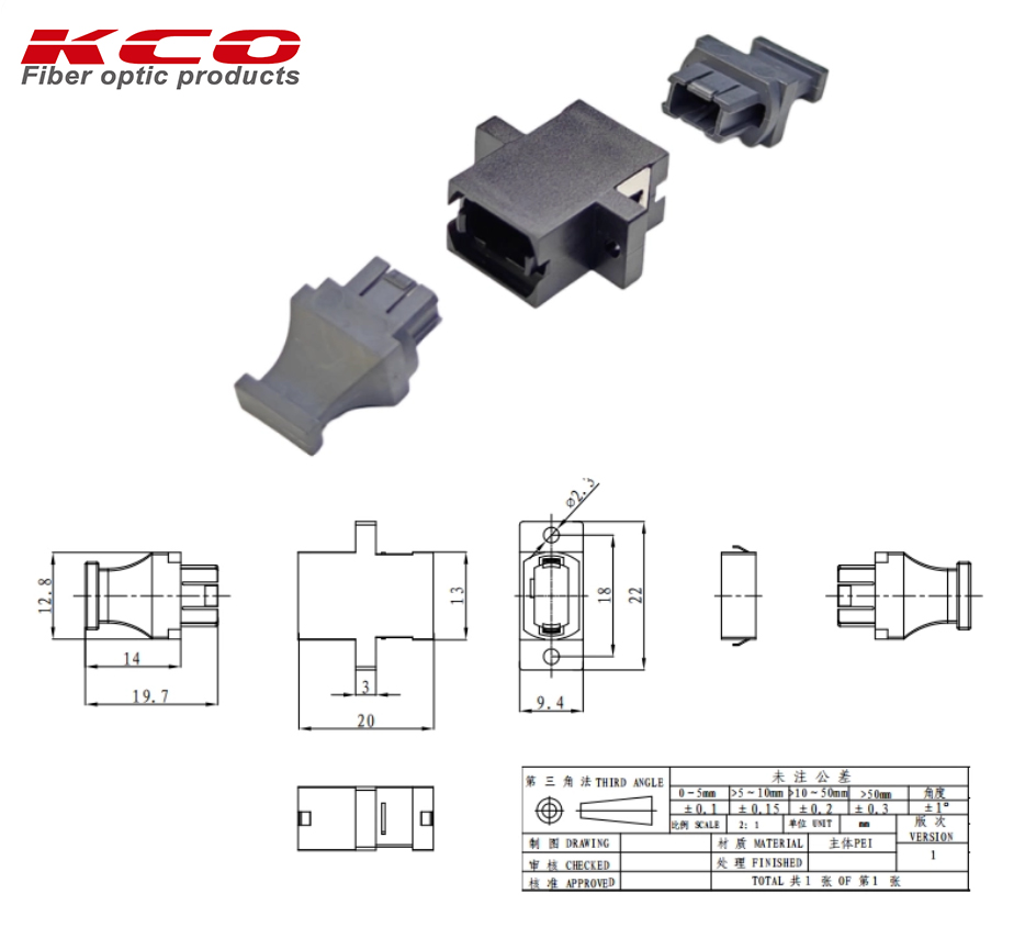 MPO Adapter Detail 1