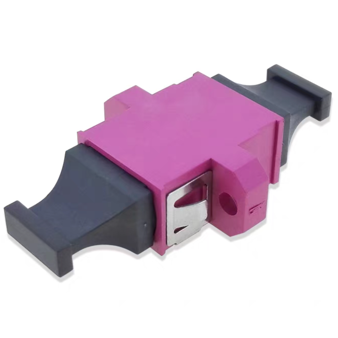 China  8F 12F 24F Multimode OM4 Violet Color MTP optical fiber coupler MPO fiber adapter Manufacturer, Factory