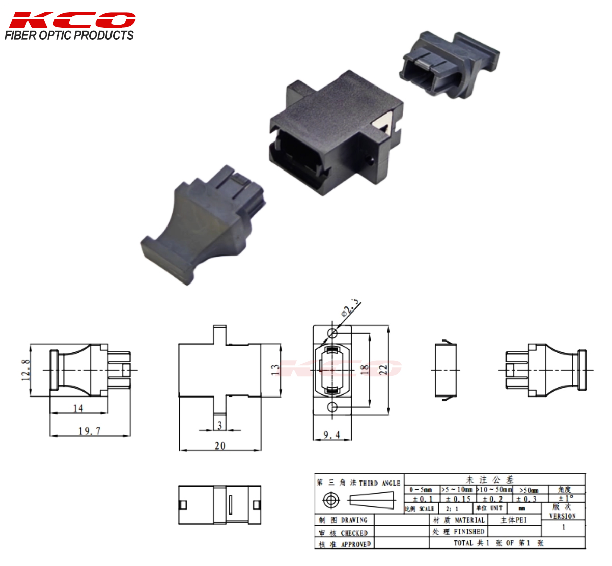 China Elite Loss 0.15dB 16fibers 16cores MPO-16 optical fiber coupler / MTP-16 fiber adapter Manufacturer, Suppliers