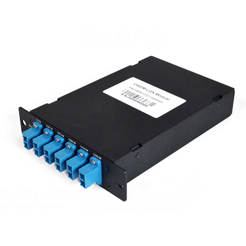 OEM Mux Demux 4 Channel Coarse Wavelength Division Multiplexing CWDM LGX box type LC/UPC Connector Supplier, Products