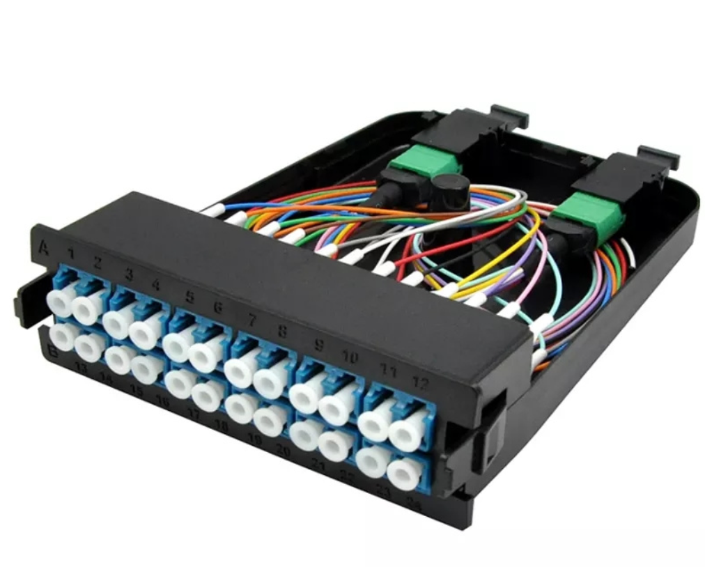 12 Fibers MPO Male to LC Fanout Patch Cord