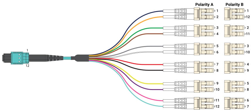 MPO to LC Patch Cord
