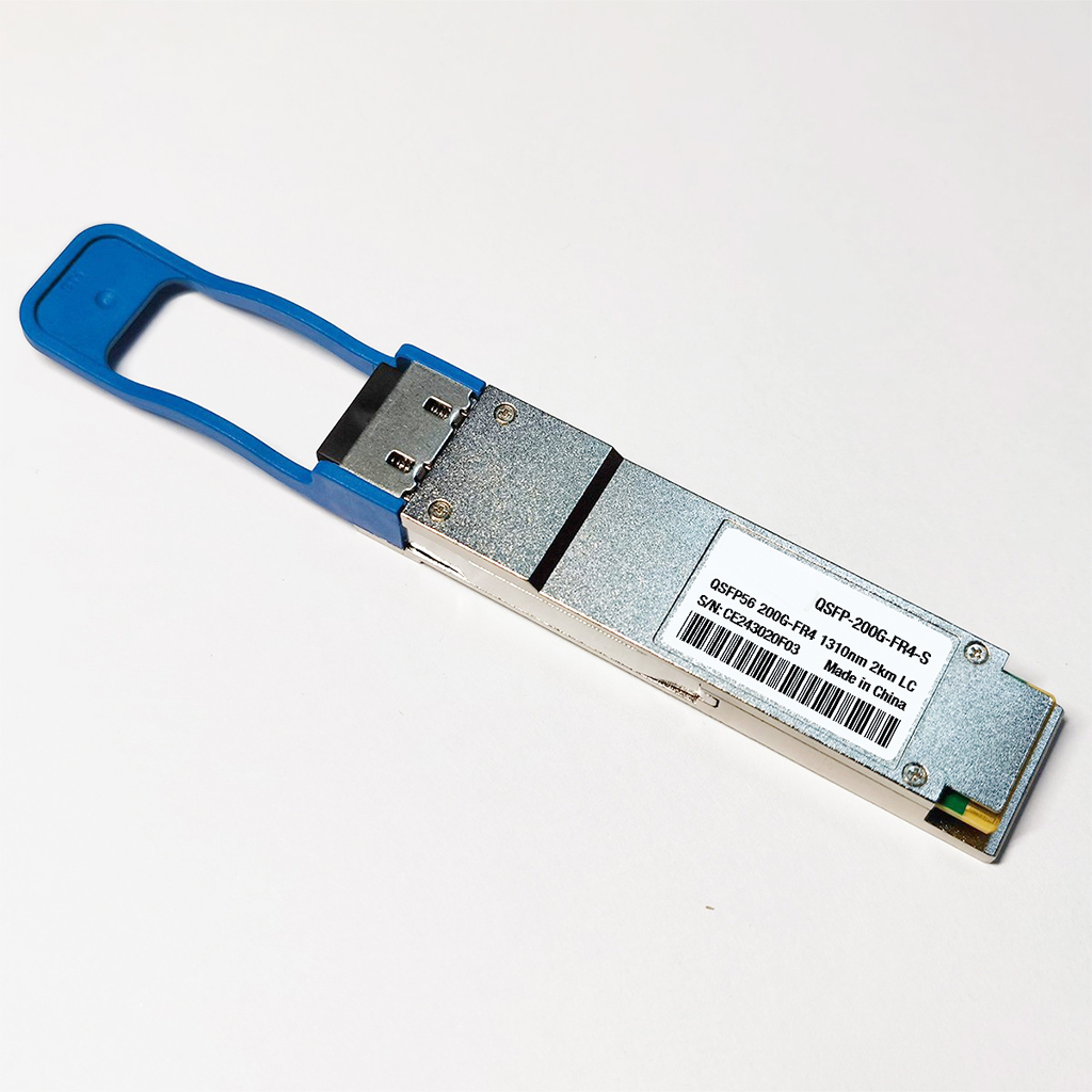 Cheap KCO QSFP56 200G FR4 S SMF 2km DLC QSFP56 Optical Fiber Transceiver 200G-FR4H OSFP SMF Duplex LC 2km Manufacturers, Factory