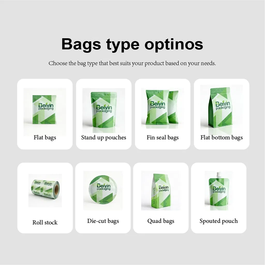 خيارات التعبئة