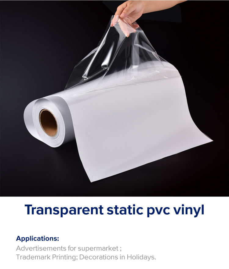 فيلم PVC شفاف ثابت فيلم كهربائي عالي الجودة لاصق ثابت لنوافذ بدون بقايا لاصق لملصقات الخوذة