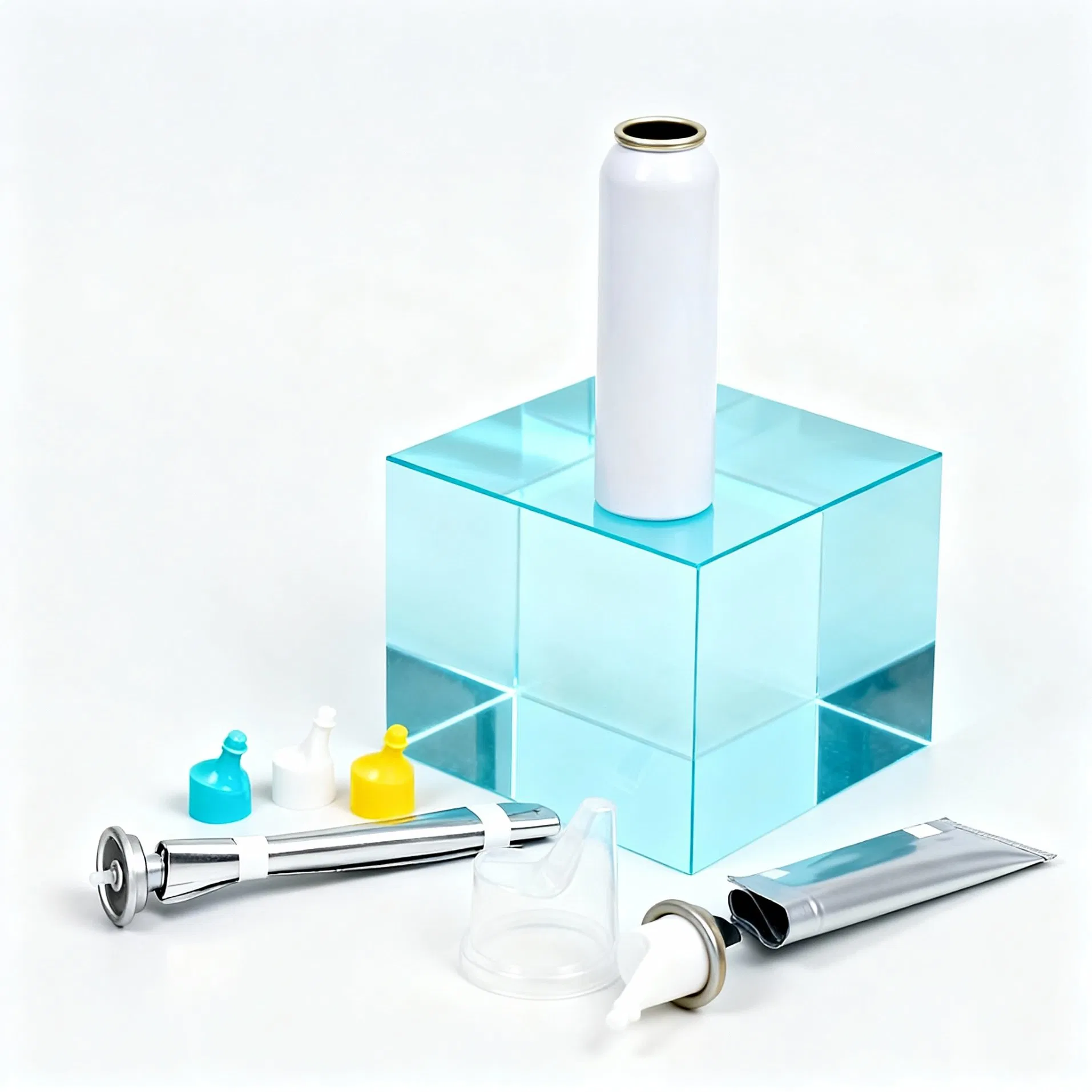 فارغ 15ml 20ml 30ml 40ml 50ml 60ml 75ml 80ml 90ml 100ml 150ml 200ml صمام بخاخ معدني ألومنيوم للأنف حاويات طبية للاستنشاق مع بخاخ
