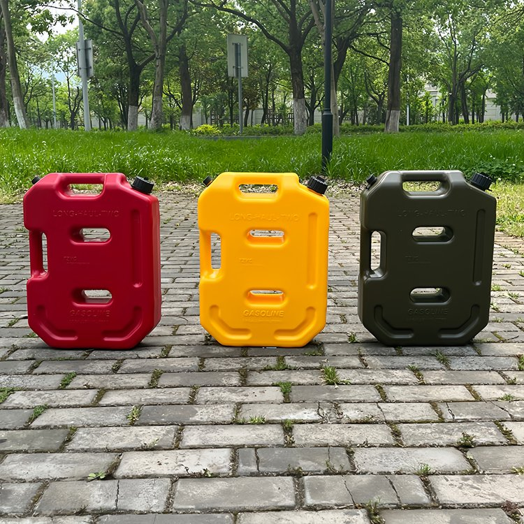 10L حاوية وقود بنزين محمولة مع فوهة مرنة، معتمدة من CE/EPA/Carb، سهلة التعبئة للتخييم في الهواء الطلق