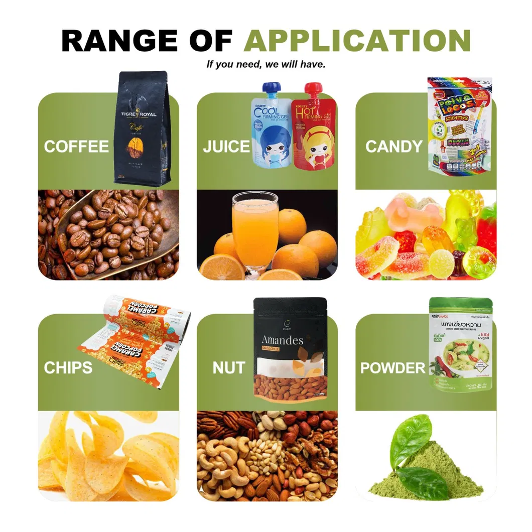 تخصيص تعبئة غذائية من النايلون كيس دقيق قاع مسطح بلاستيكي 1kg 2kg 3kg 5kg كيس تعبئة مقبض فراغ كيس أرز