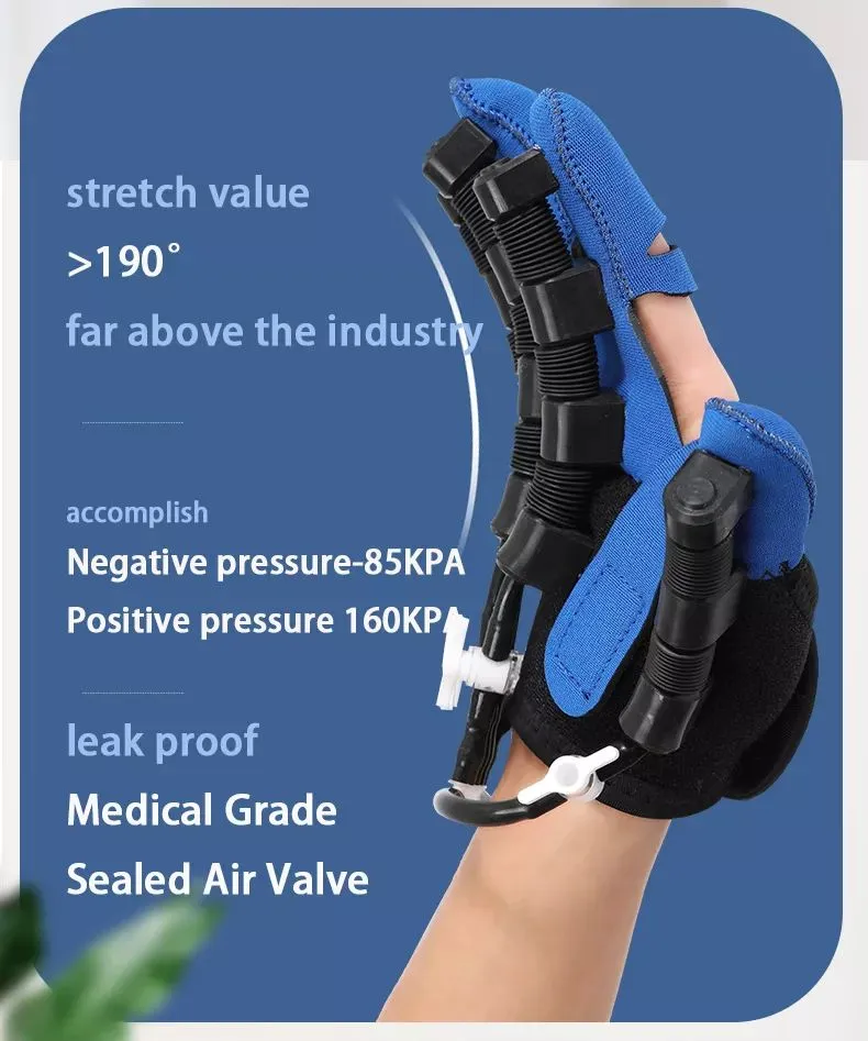 Máquina de guante de rehabilitación de mano, máquina de ejercicio de dedos