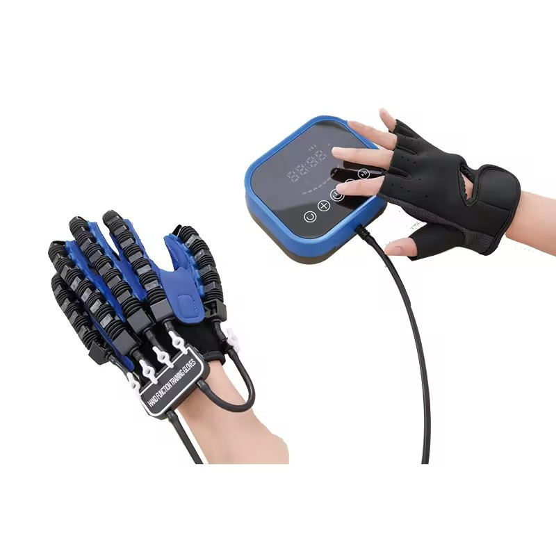 Dispositivo de entrenamiento de guantes robóticos para la rehabilitación de manos, guantes robóticos de movimiento de dedos