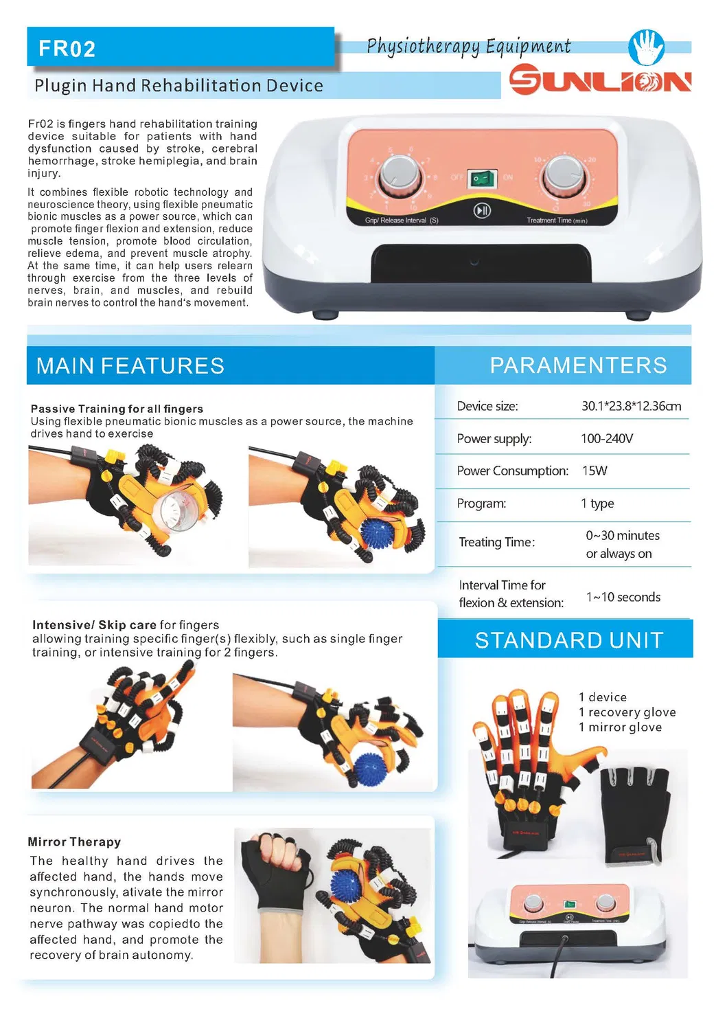 Guantes de robot de rehabilitación
