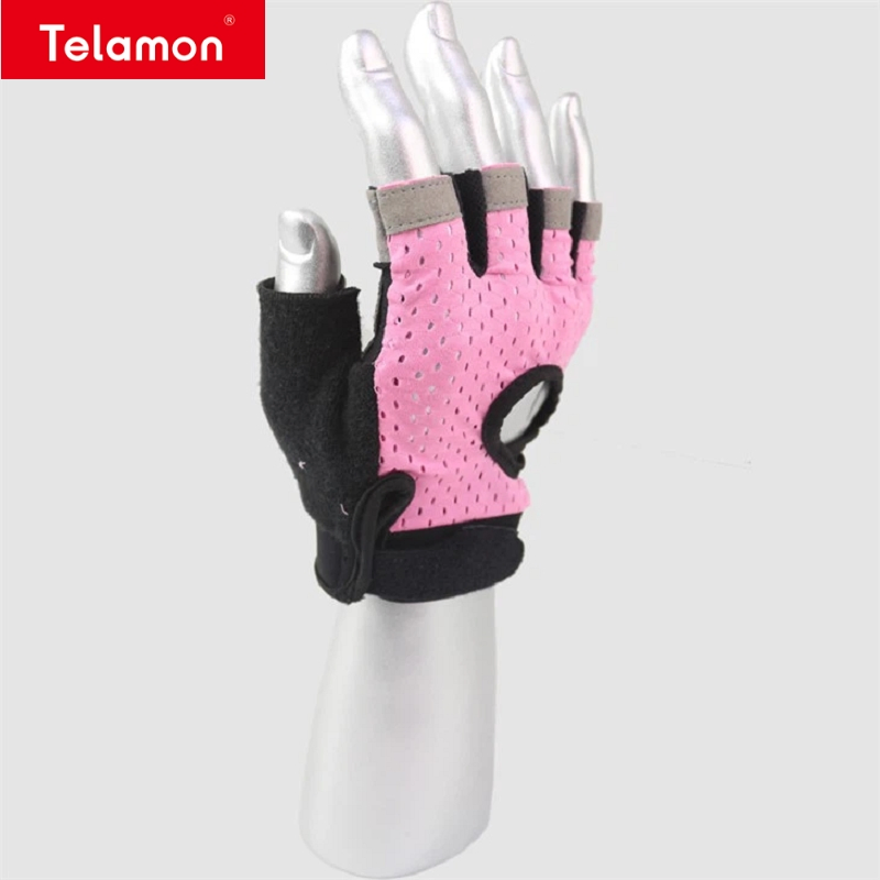 Guantes de entrenamiento de ejercicio físico para hombres con protección total de palma para agarre en el levantamiento de pesas