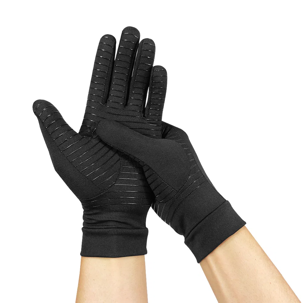 Guantes de compresión de cobre para soporte de artritis compatibles con pantallas táctiles