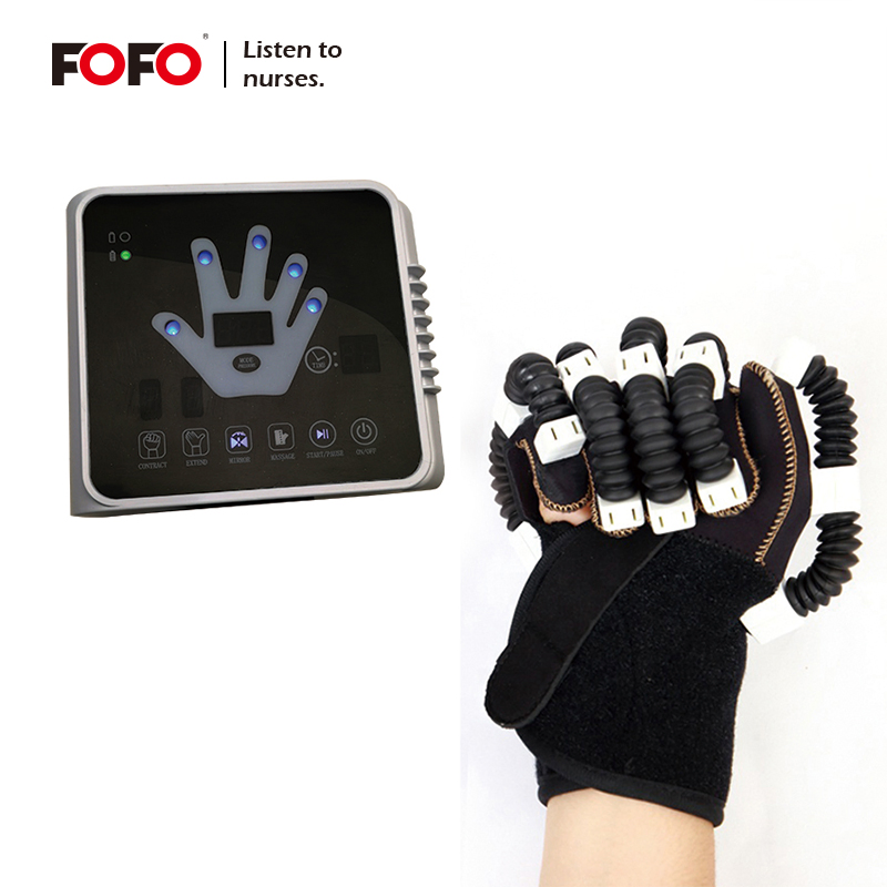 Ejercitador de dedos para pacientes con hemiplejía por accidente cerebrovascular - Guantes de rehabilitación robóticos