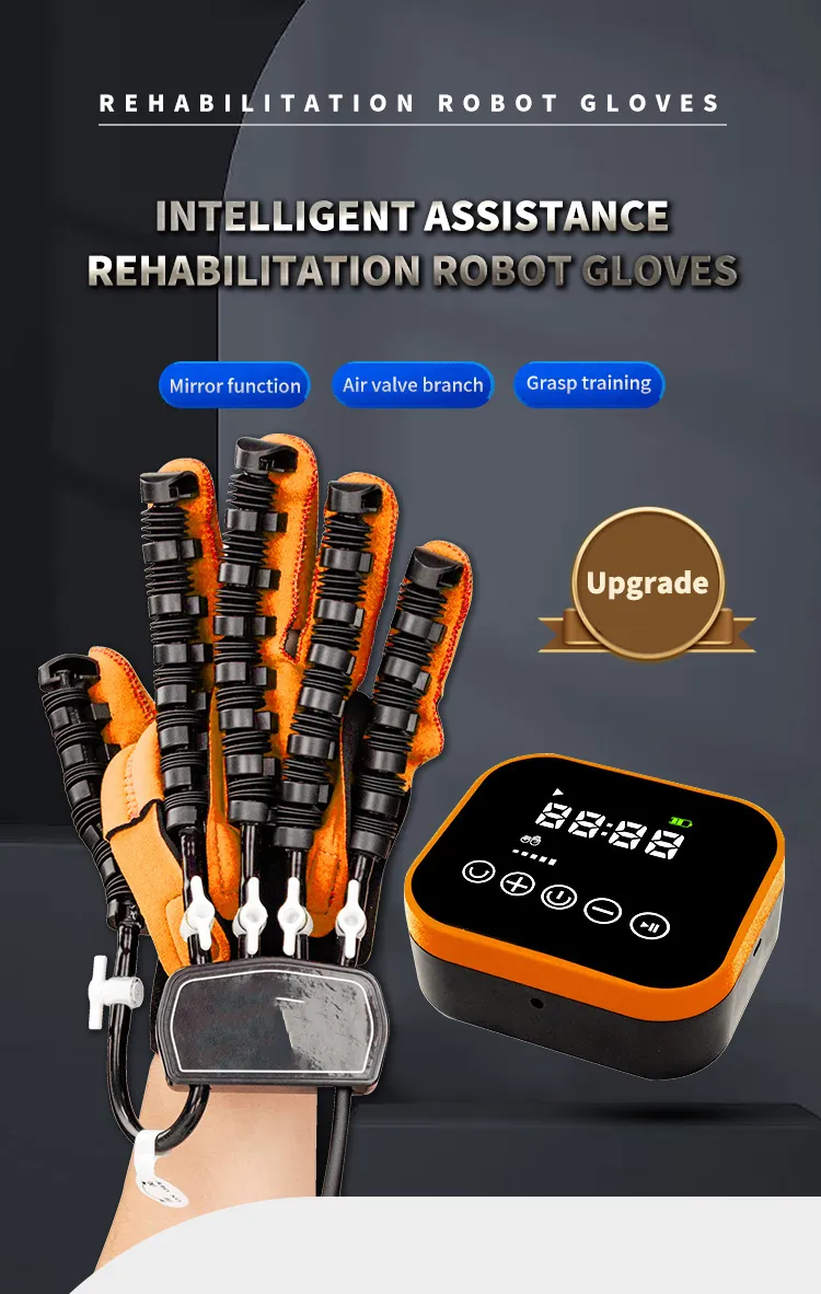Versión Actualizada para Tratar la Artritis, Hemiplejía y la Recuperación de la Función de la Mano en Pacientes con Accidente Cerebrovascular: Guantes Robóticos de Rehabilitación