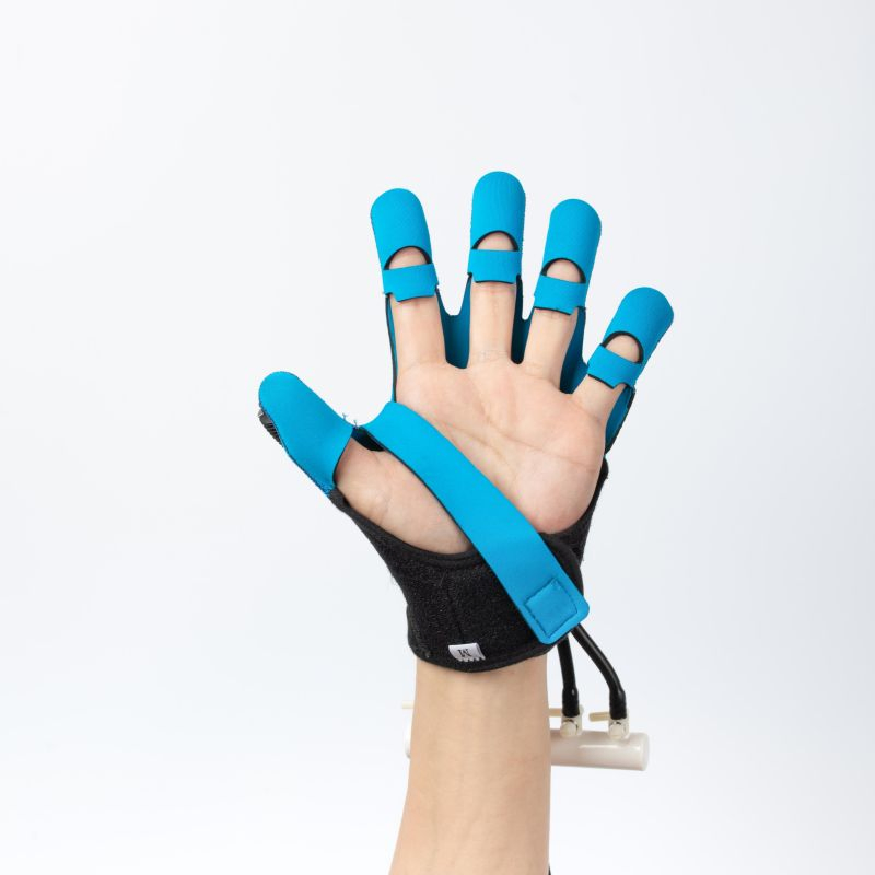 Guantes de robot de rehabilitación para la función de la mano en hemiplejía inteligente