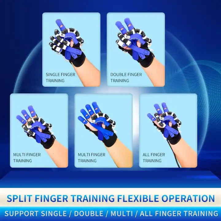 Guante Biónico para Pacientes con Accidente Cerebrovascular / Guante de Rehabilitación de Función Manual Guantes Robóticos de Neurorehabilitación