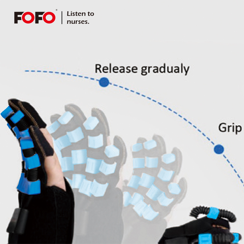 Guantes de rehabilitación de dedos para terapia de mano, recuperación de accidente cerebrovascular, entrenamiento de hemiplejía