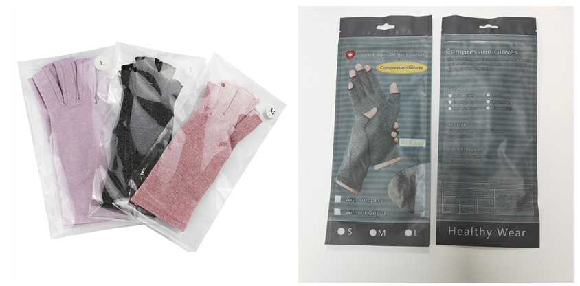 Guantes de medio dedo cómodos para el soporte de manos con artritis
