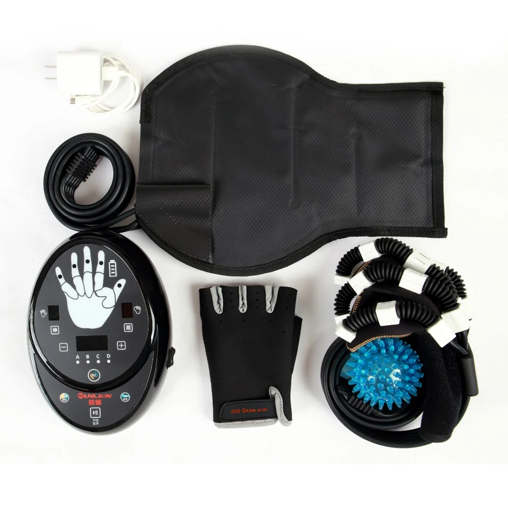 Equipo de recuperación médica Guantes de rehabilitación de manos para artritis en pacientes con accidente cerebrovascular y hemiplejía