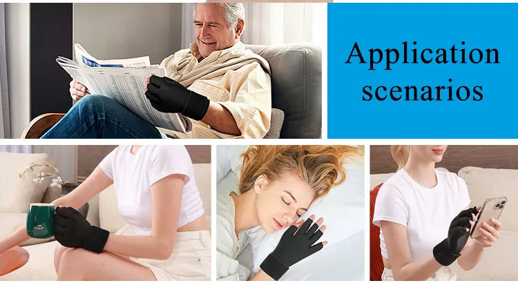 Aplicación del producto guantes de terapia